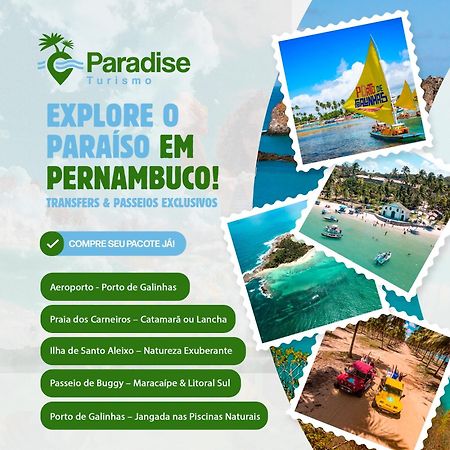 Flat Praia Dos Carneiros Eco Resort 26 Tamandaré エクステリア 写真
